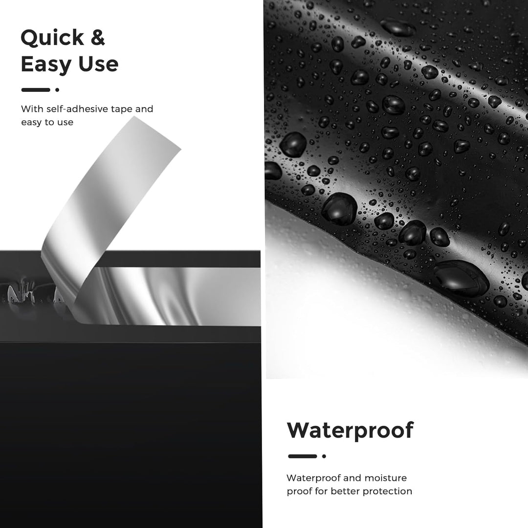 METRONIC Large Poly Mailers 24x24" 600PC Black, Strong Adhensive Shipping Bags for Clothing, Waterproof Packaging Bags, Bulk Shipping Envelopes for Small Business, Mailers Poly Bags Mailing Envelope