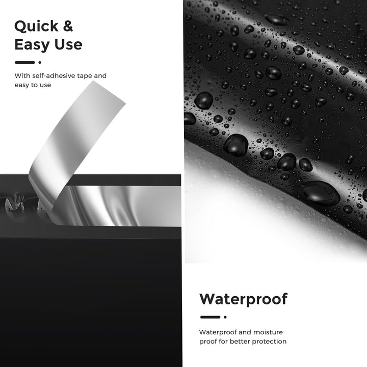 METRONIC Large Poly Mailers 24x24" 600PC Black, Strong Adhensive Shipping Bags for Clothing, Waterproof Packaging Bags, Bulk Shipping Envelopes for Small Business, Mailers Poly Bags Mailing Envelope