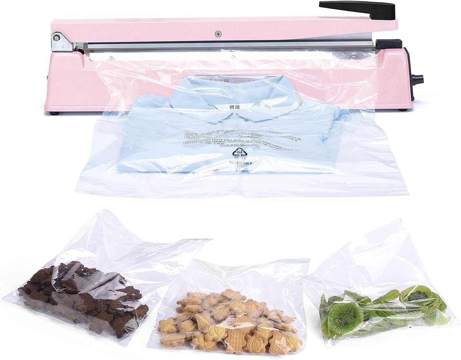 Manual Impulse Bag Sealer w/ Timer (16): WebstaurantStore