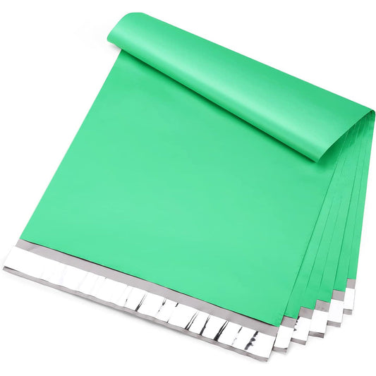 12x15.5 Poly-Mailer Envelope Shipping Bags | Green - JiaroPack