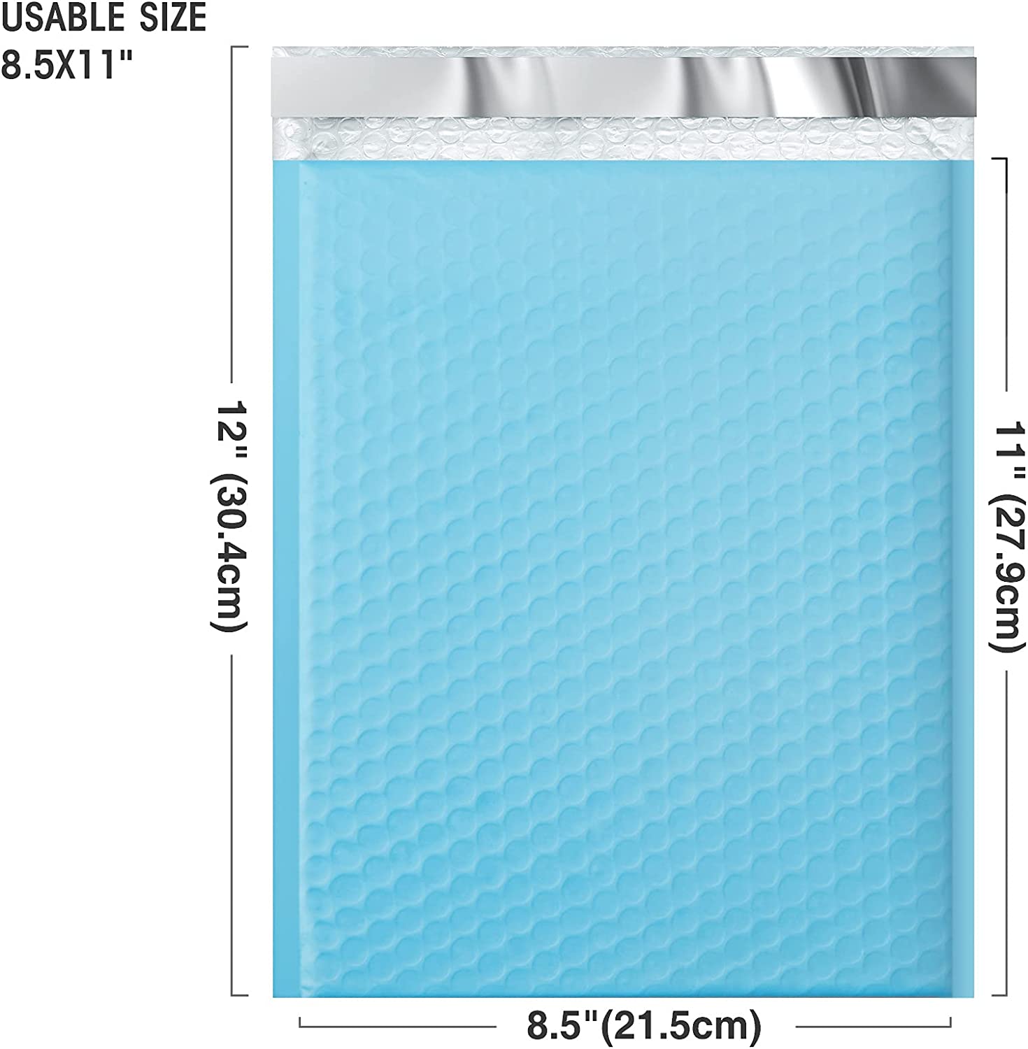 8.5x12 Bubble-Mailer Padded Envelope | Blue - JiaroPack