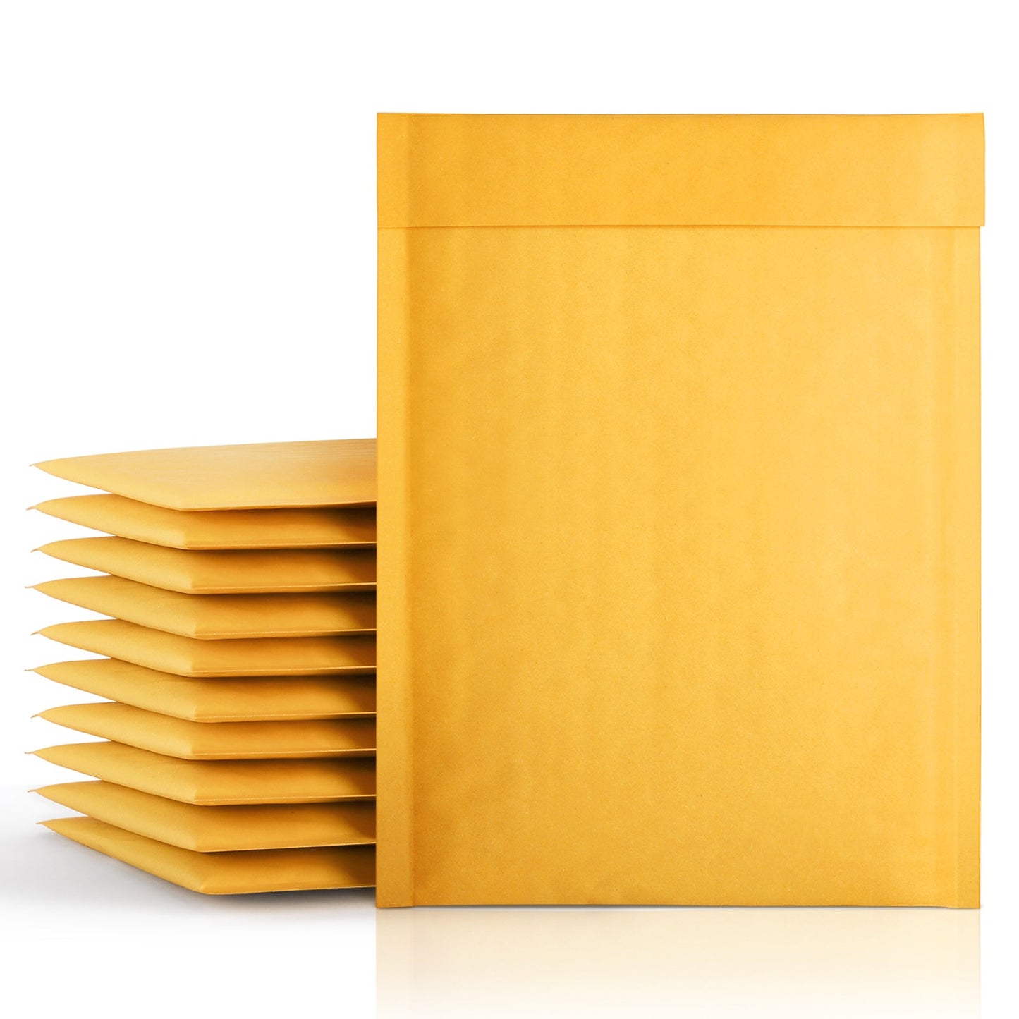 7.25x12 Kraft Bubble-Mailer Padded Envelope Yellow - JiaroPack