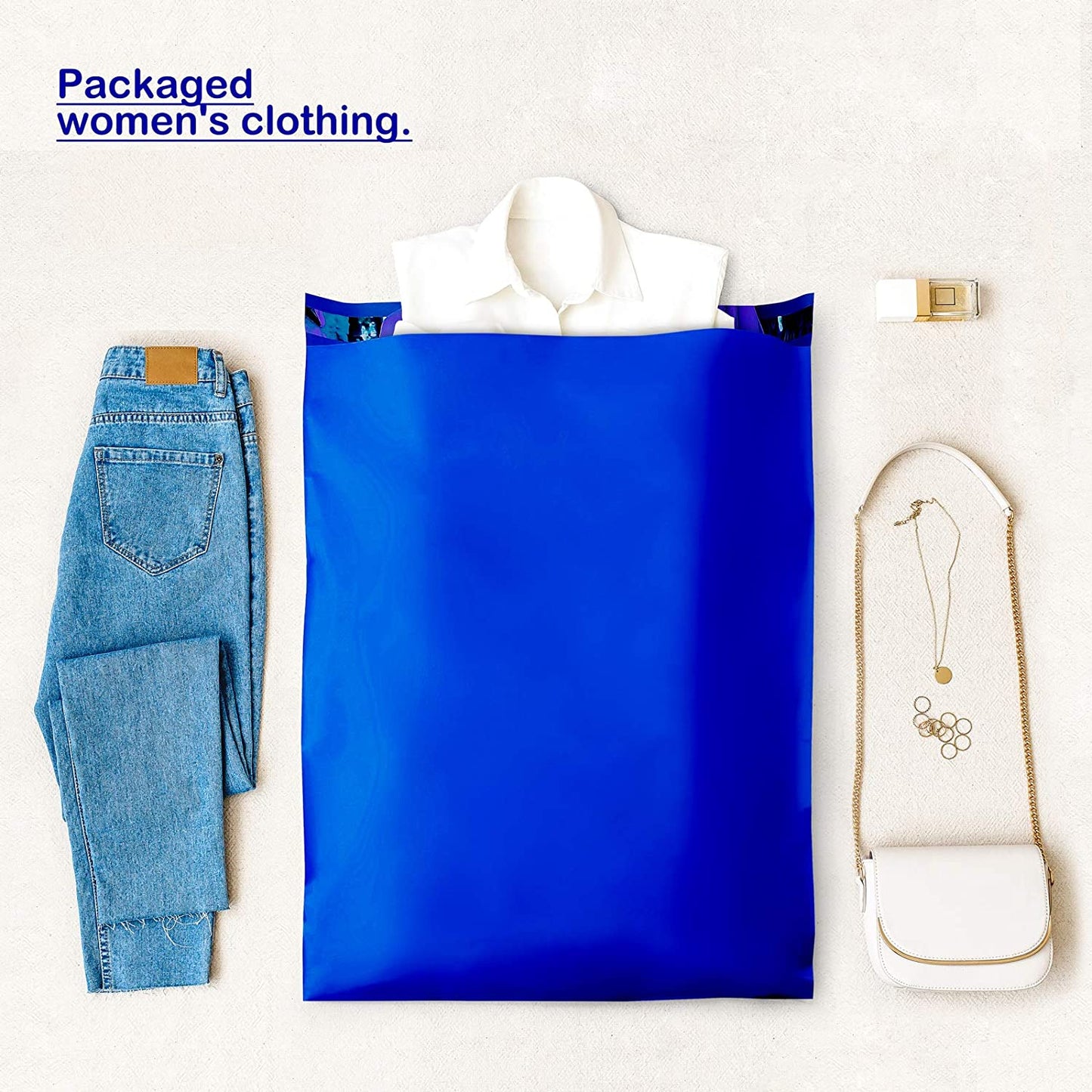 14.5x19 Poly-Mailer Envelope Shipping Bags | Royal Blue - JiaroPack