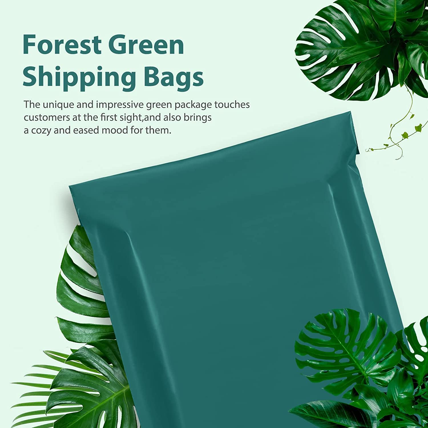 19x24 Poly-Mailer Envelope Shipping Bags | Forest Green - JiaroPack