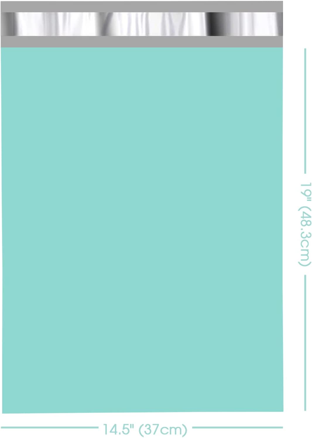 14.5x19 Poly-Mailer Envelope Shipping Bags | Teal - JiaroPack