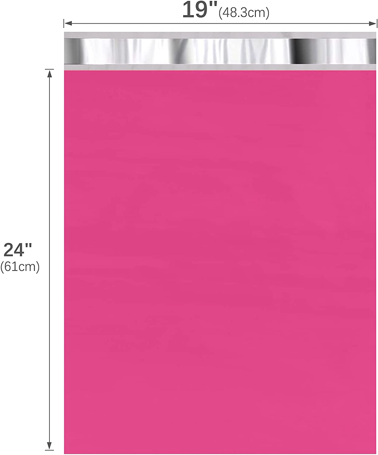 19x24 Poly-Mailer Envelope Shipping Bags | Pink - JiaroPack