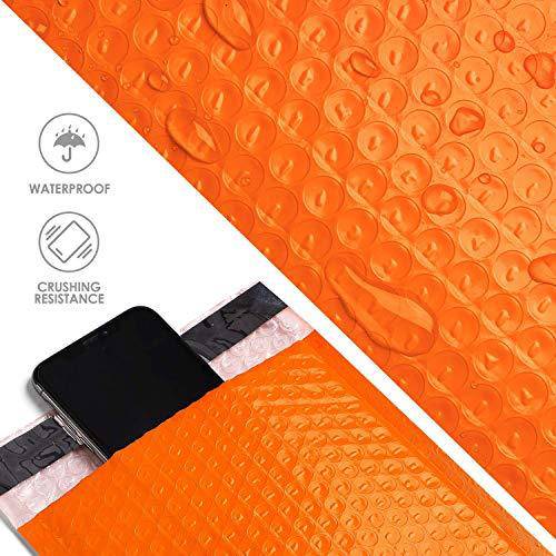 4x8 Bubble-Mailer Padded Envelope | Orange - JiaroPack