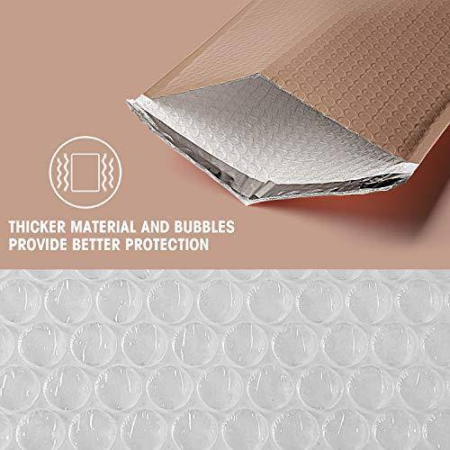 6x10 Bubble-Mailer Padded Envelope | Dark Brown - JiaroPack