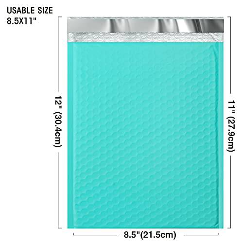 8.5x12 Bubble-Mailer Padded Envelope | Teal - JiaroPack