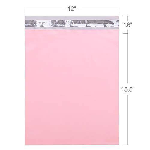 12x15.5 Poly-Mailer Envelope Shipping Bags | Sakura Pink - JiaroPack